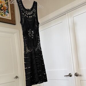 Bacci Black Crochet Dress